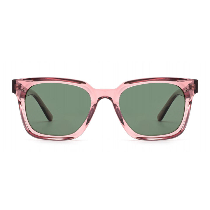 Women stylish sunglasses with wide, rectangular frame and UV protection Kalsten
