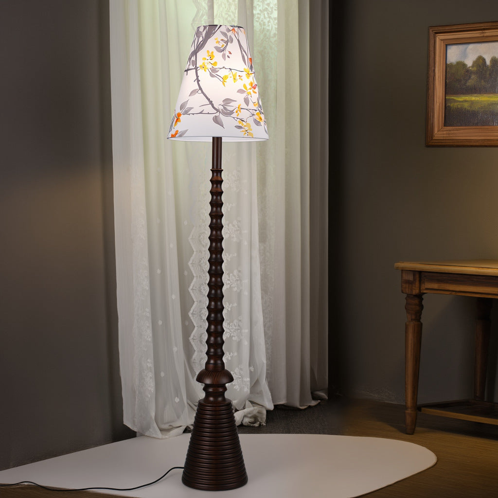 Floral Patterned Floor Lamp