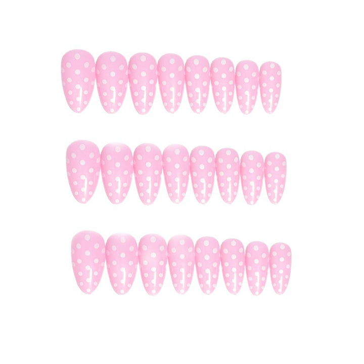 Custom Polka Dot Press-On Nail Tips Kalsten