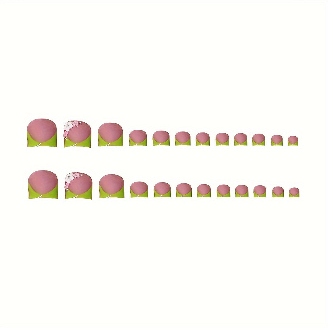 Floral Fantasy Press-On Nail Set Kalsten