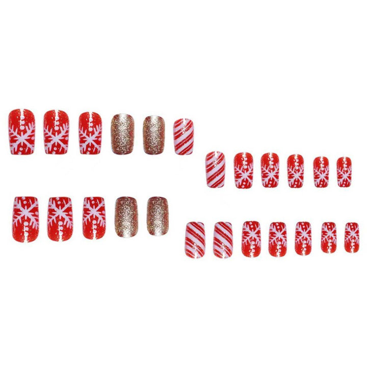 Festive Themed Press-On Nail Art Set Kalsten