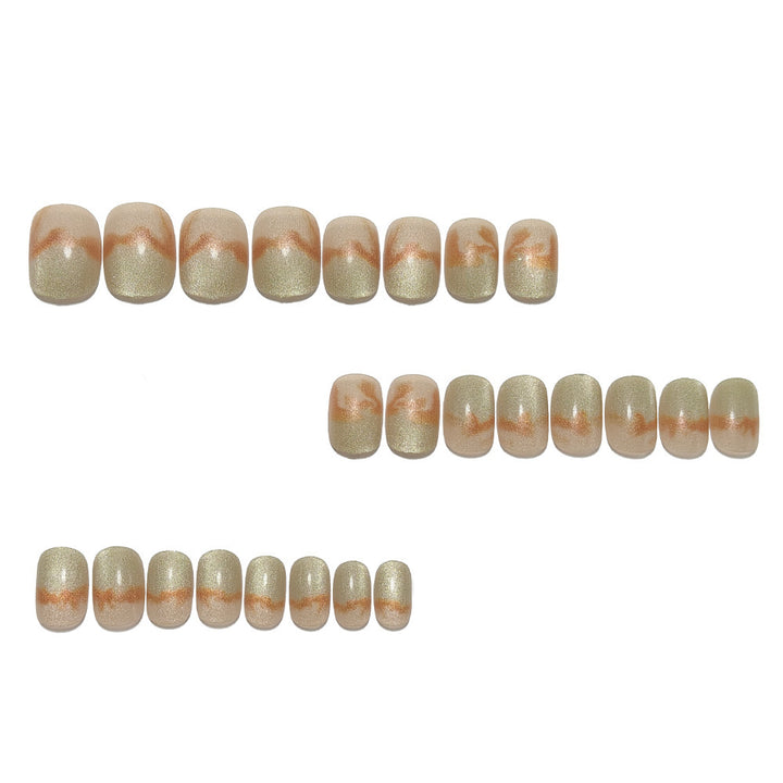 Artificial nails in modern marble design Kalsten