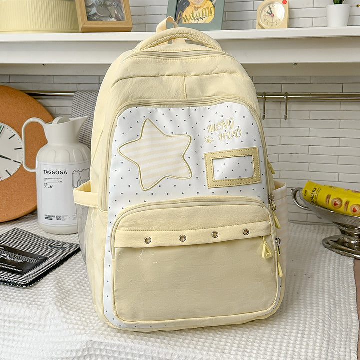 Fun-Themed Star Print Backpack Kalsten