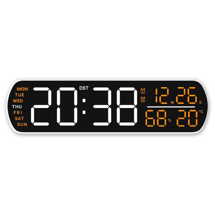Digital wall clock with temperature and hygrometer display Kalsten