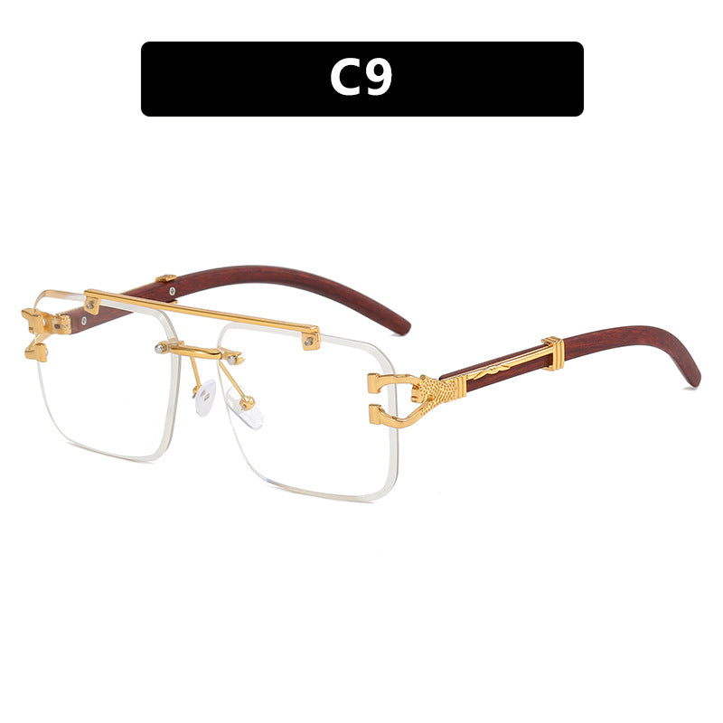 Women's fashionable glasses with innovative frame and luxurious wood detail Kalsten