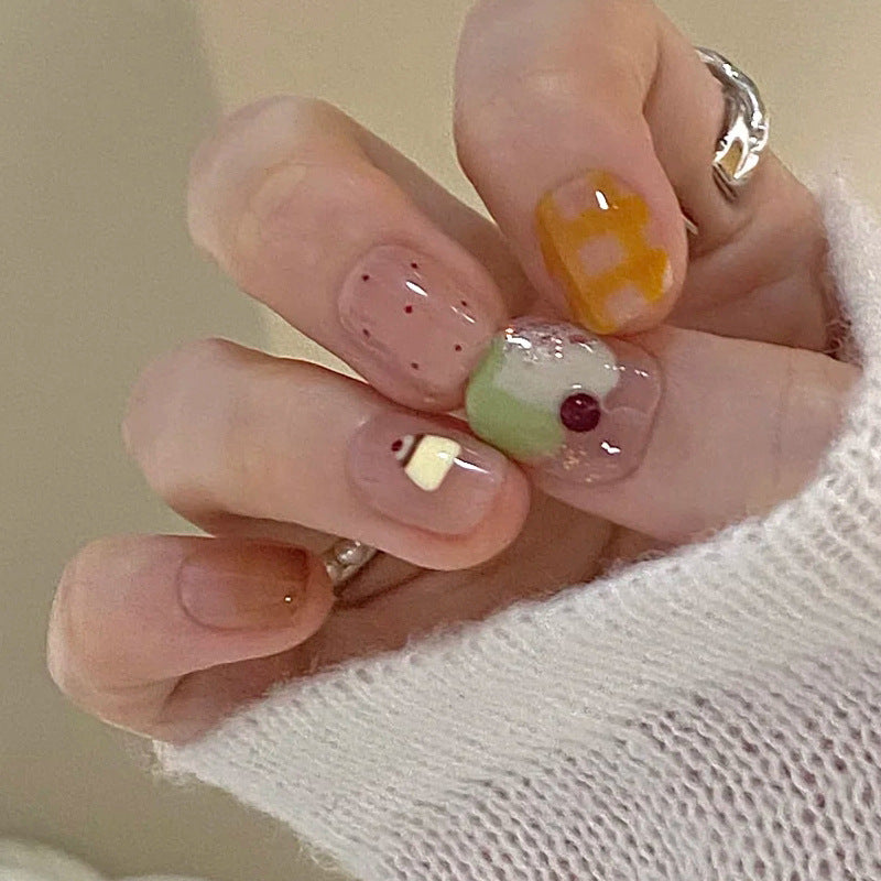 Artistic Press-On Nail Art Set Kalsten