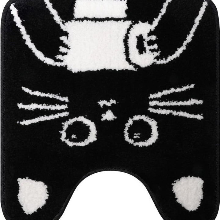 Cat-Themed Bath Mat
