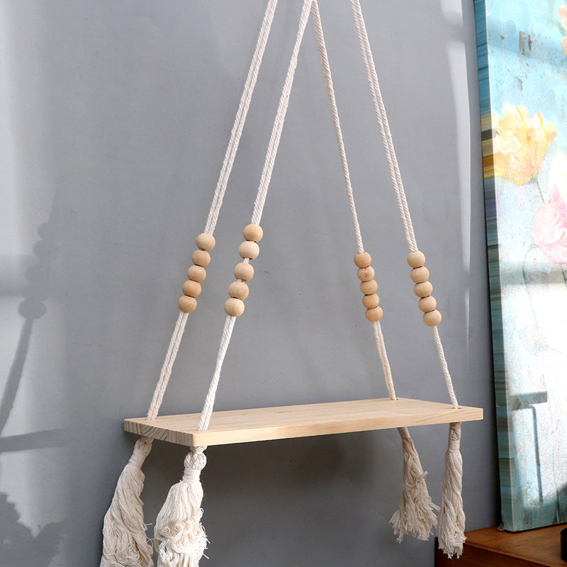 Hanging Wooden Shelf Kalsten