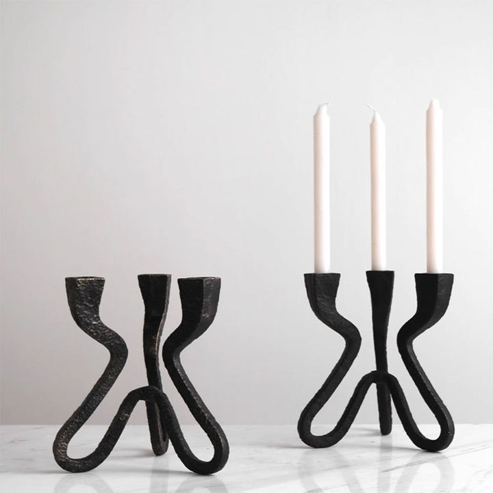 Artistic Metal Candle Holder