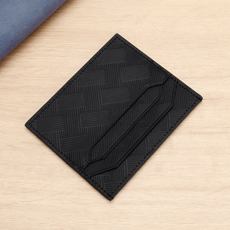 Textured Leather Card Holder kalsten