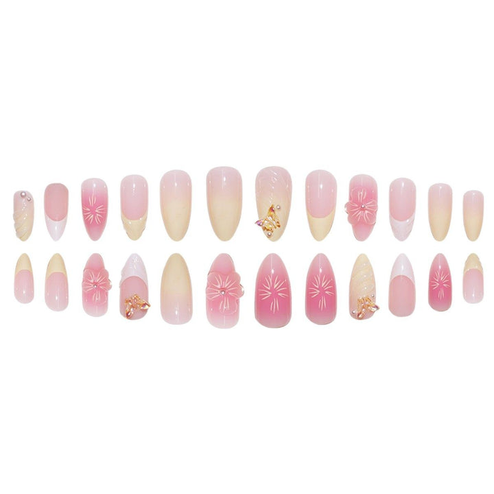 Floral-Inspired Decorative Press-On Nail Extensions Kalsten