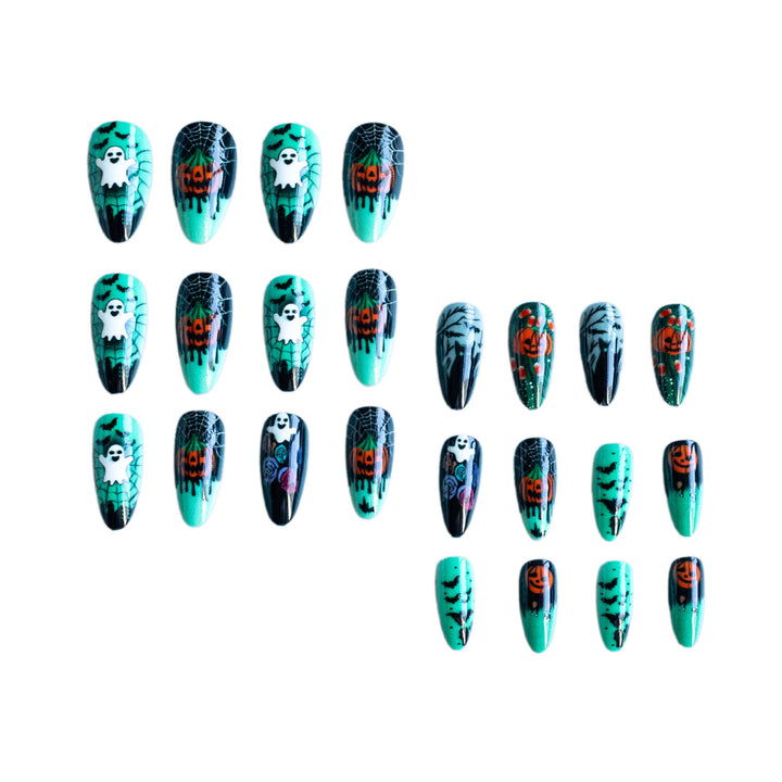 Halloween-Themed Press-On Nail Art Kalsten