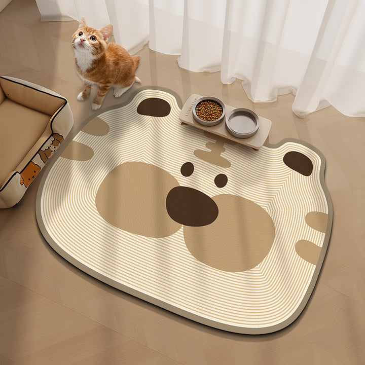 Cartoon Dog-Shaped Area Rug