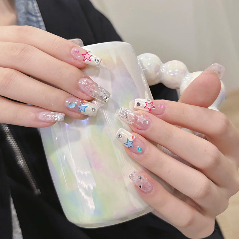 Luxury Glitter Design Artificial Nails Kalsten