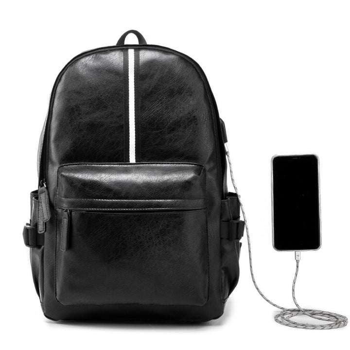 Stylish backpack with USB port Kalsten