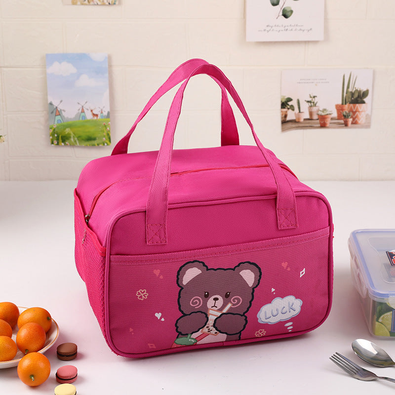 Cute Bear-Themed Insulated Lunch Bag Kalsten