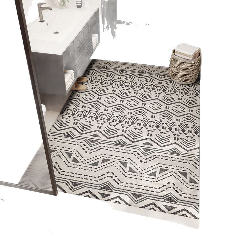 Tribal Pattern Bathroom Mat Kalsten