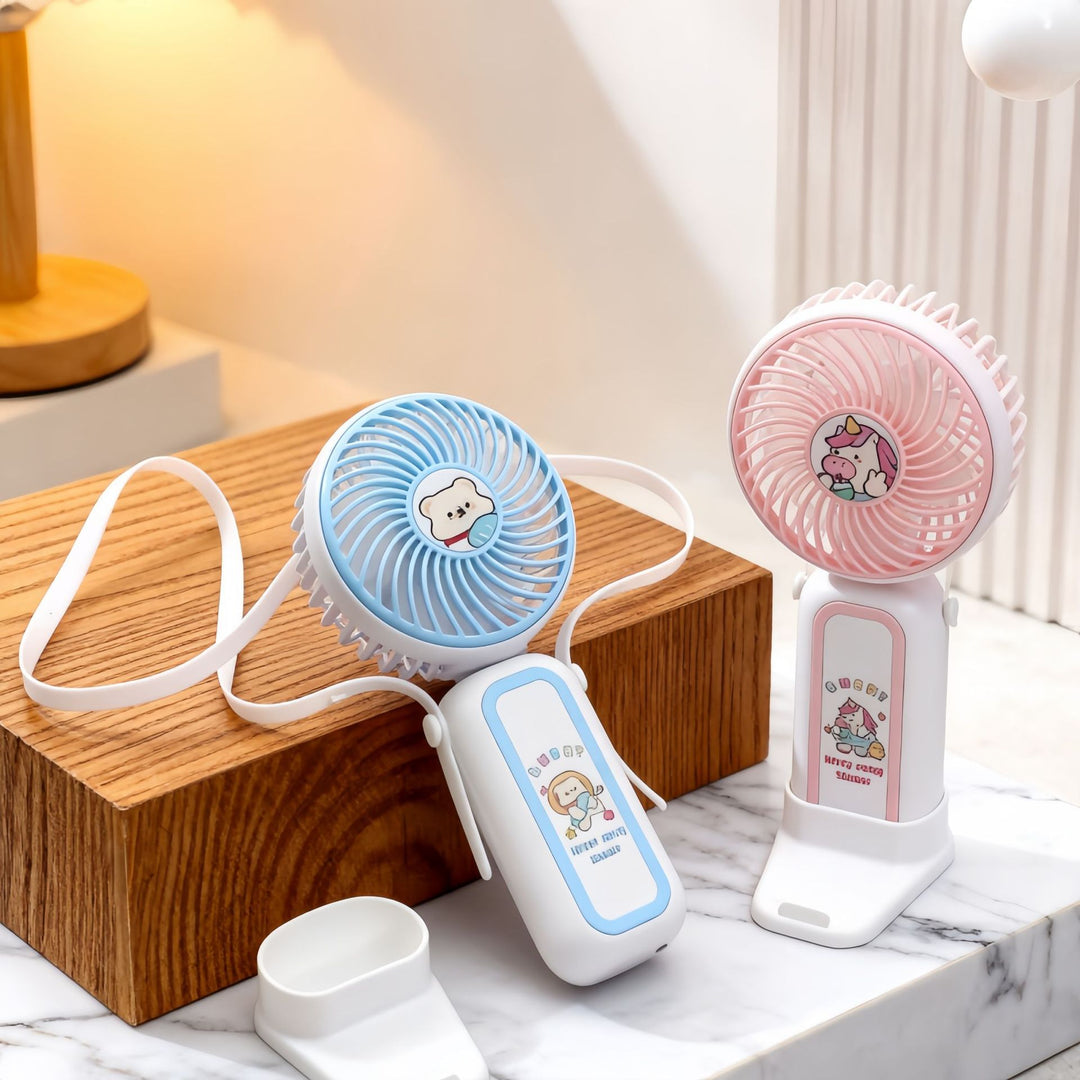 Ladies Portable Hand Fan with Cute Design Kalsten