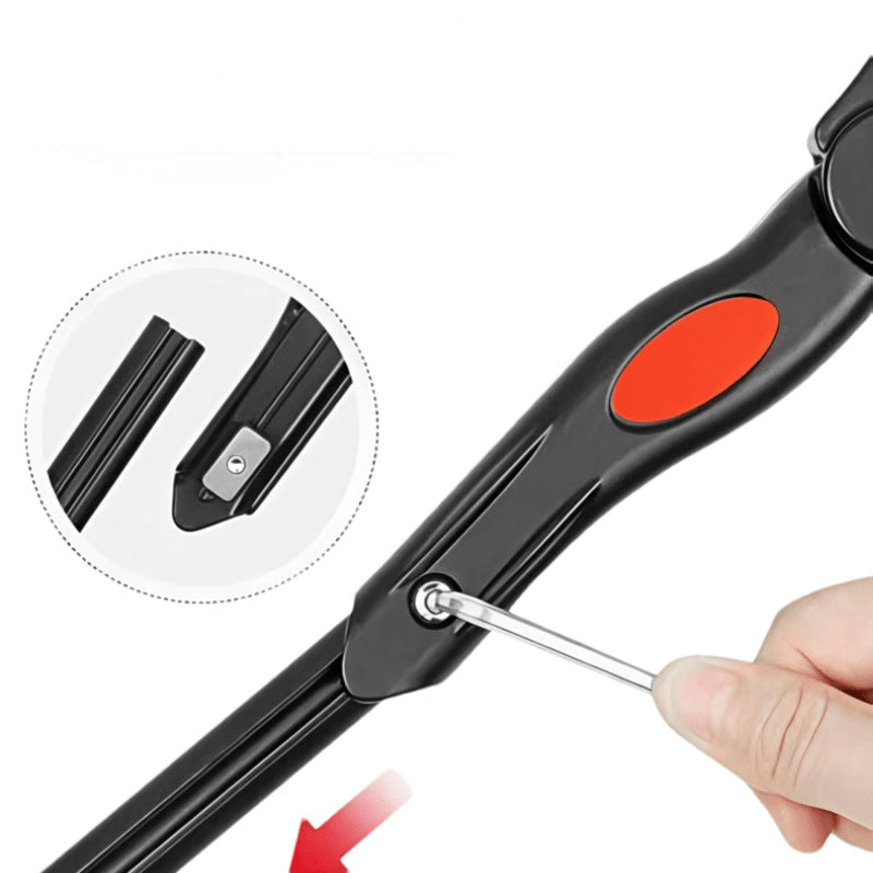 rear-mount telescopic bicycle kickstand with reinforced hinge Kalsten