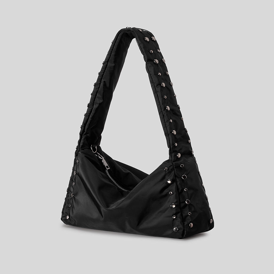 Studded Hobo Bag