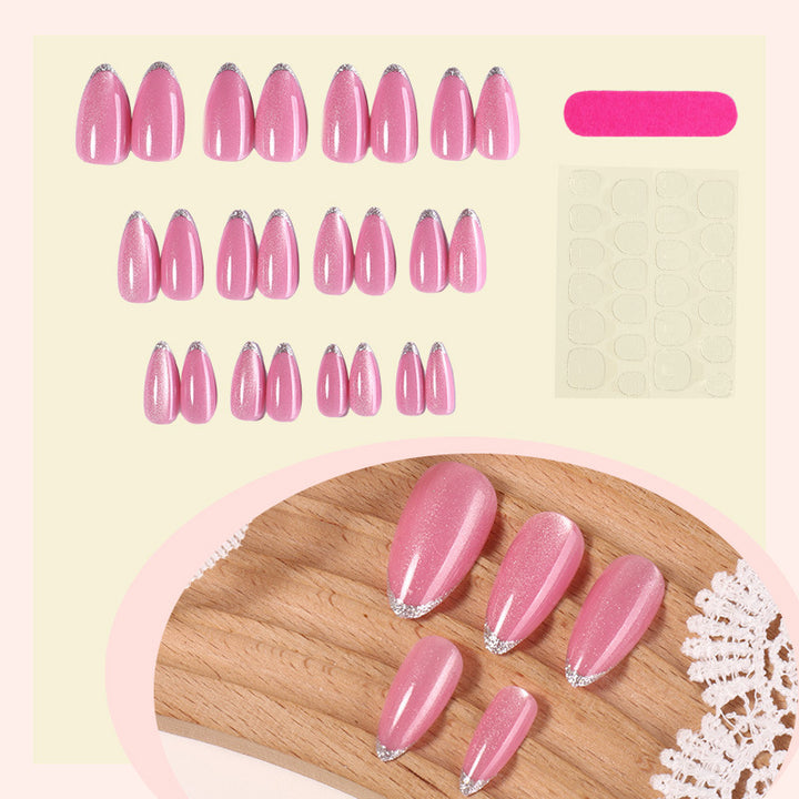 Glittering Press-On Nail Set Kalsten
