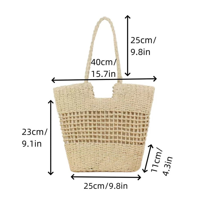 Macramé Tote Bag with Open Structure Kalsten