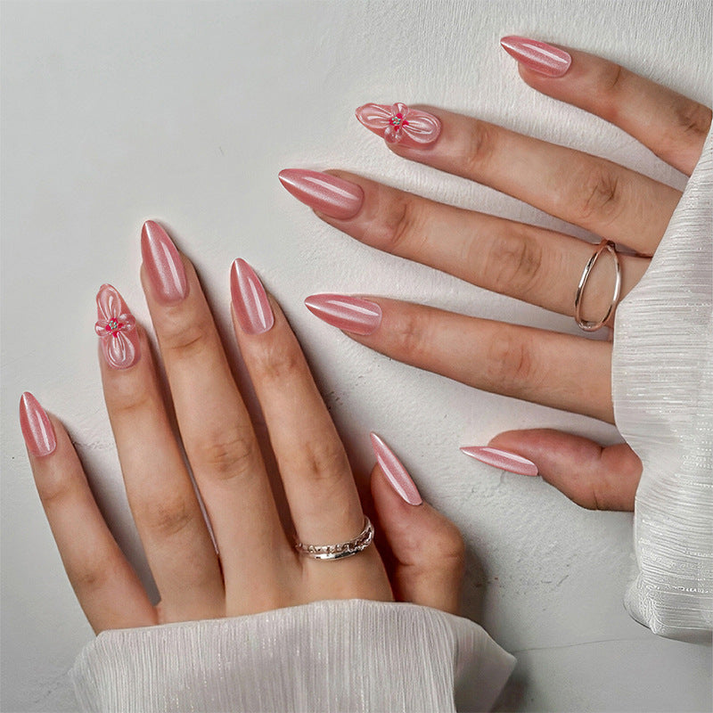 Premium Floral Decorative Press-On Nail Set Kalsten