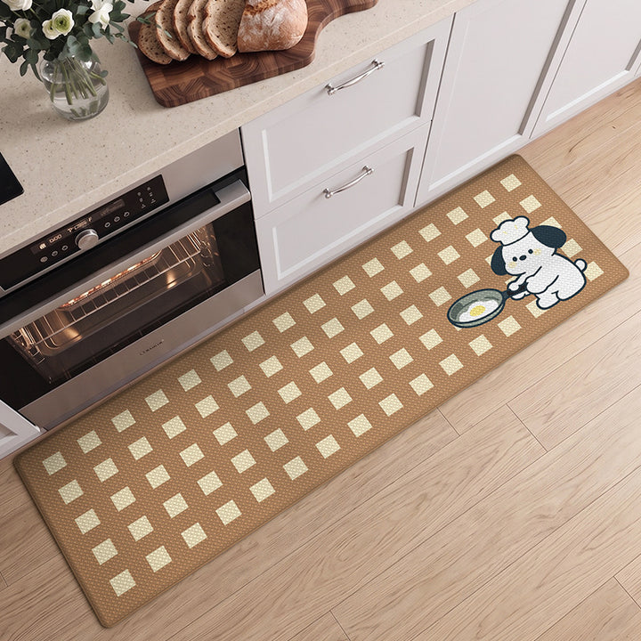 Anti-Fatigue Panda-Themed Kitchen Runner Mat Kalsten