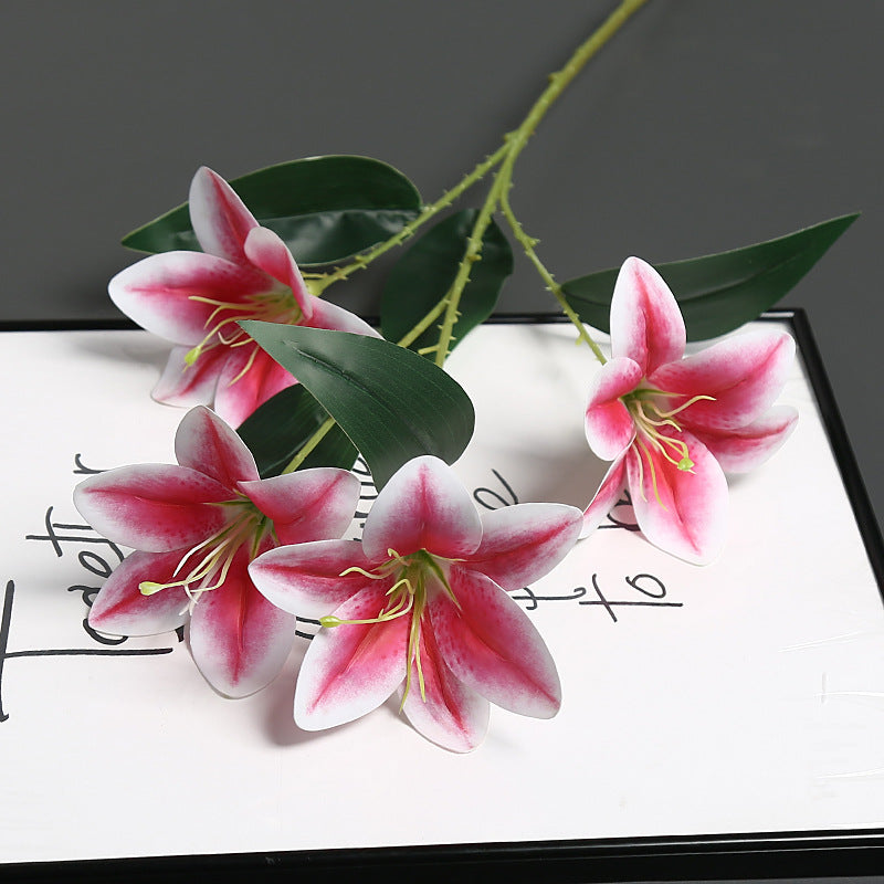Decorative Fabric Carnation Stem for Home Display