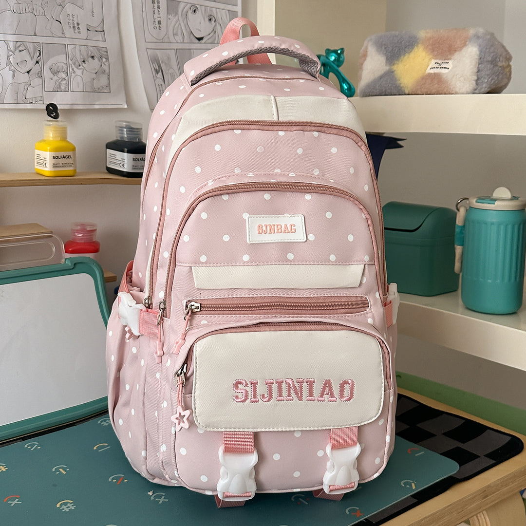 Adventurous Polka Dot Backpack Kalsten