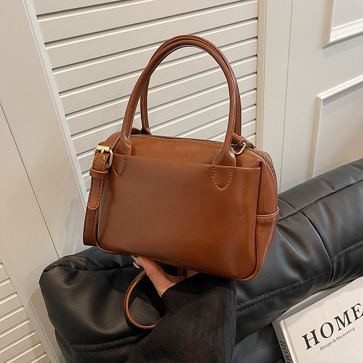 Luxurious Structured Leather Handbag Kalsten