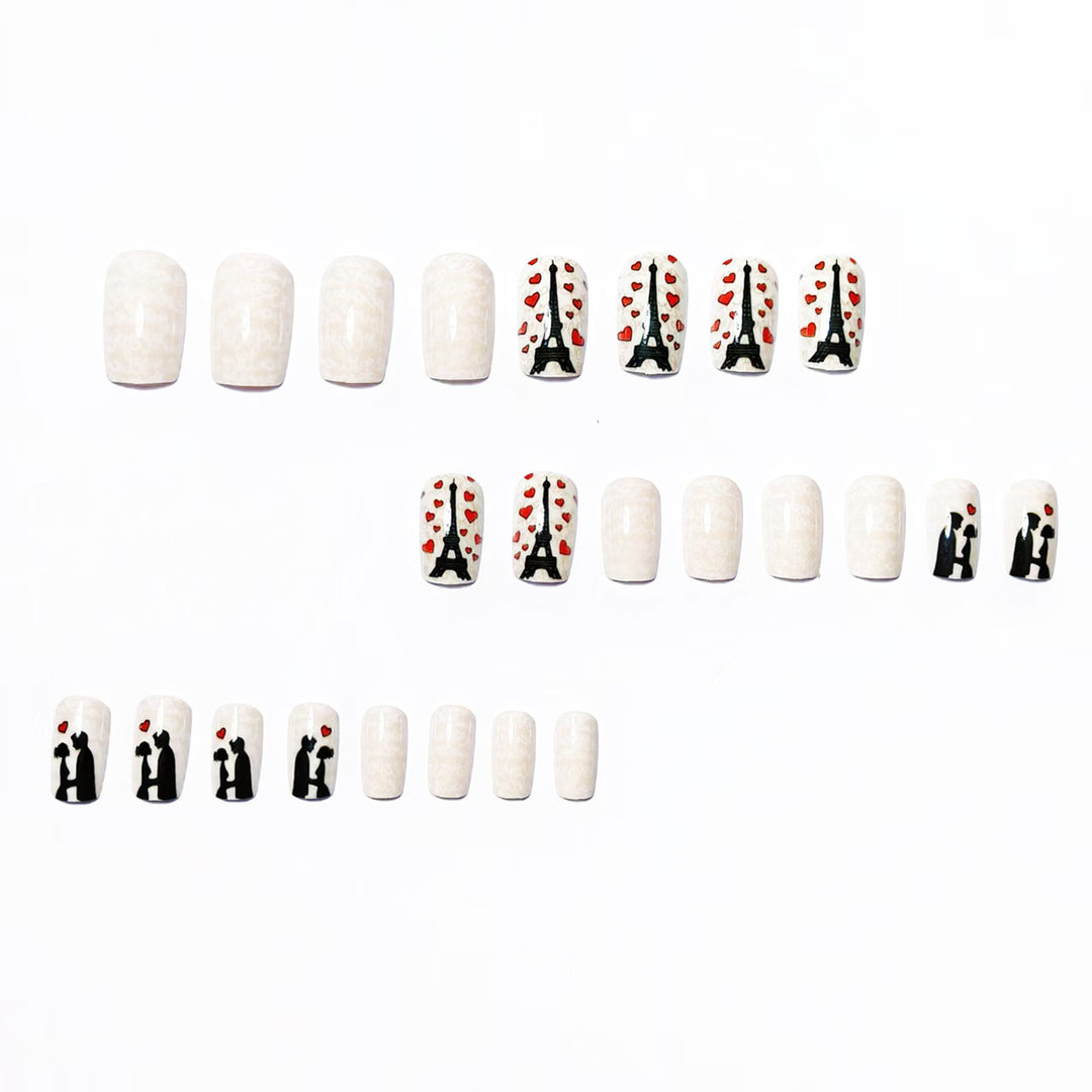 Romantic Parisian-Inspired Nail Art Kalsten