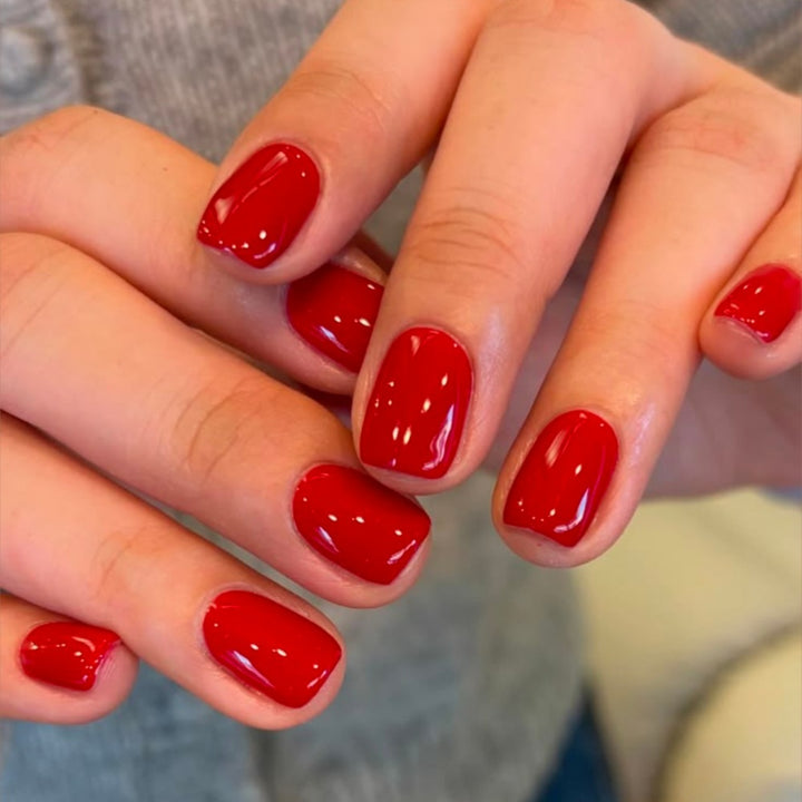 Floral Design Stiletto Press-On Nails