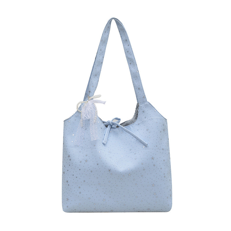 Stylish Star-Embellished Shoulder Bag