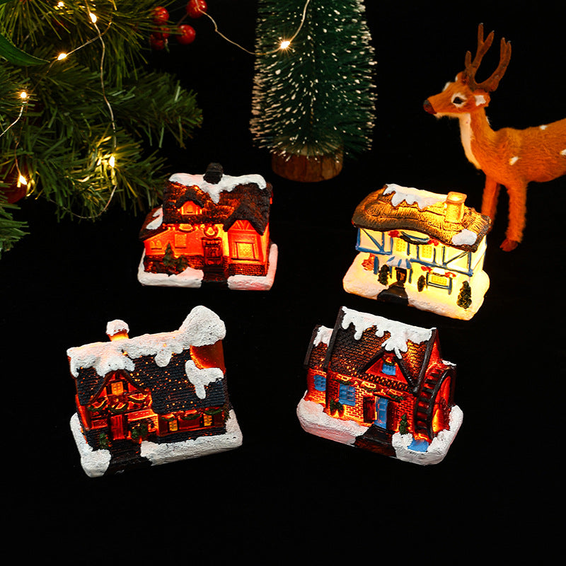 Nostalgic Christmas Village House Decoration Kalsten