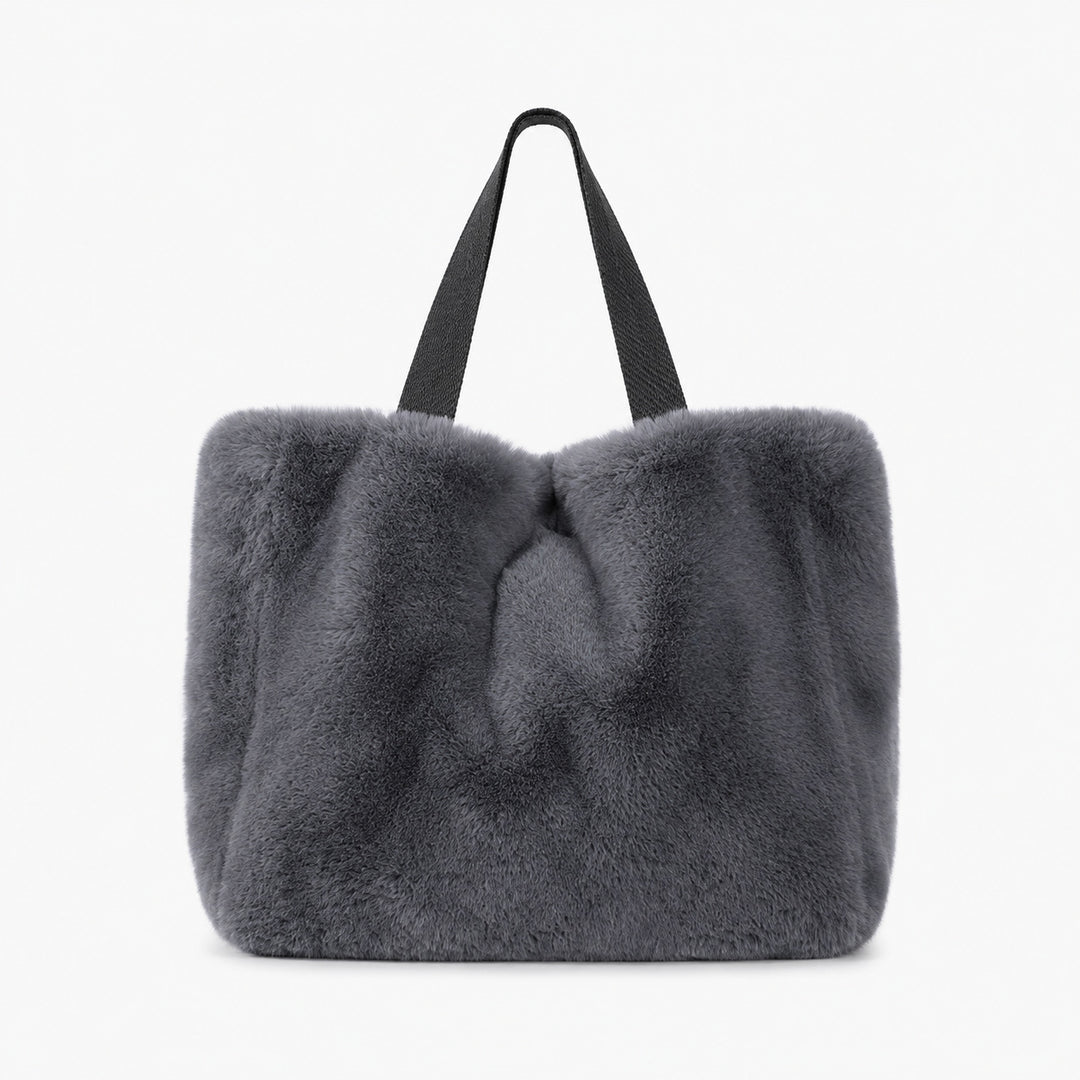 Cozy Faux Fur Tote Bag