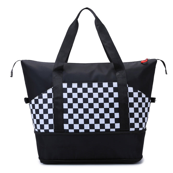 Versatile Checkerboard Tote Bag Kalsten