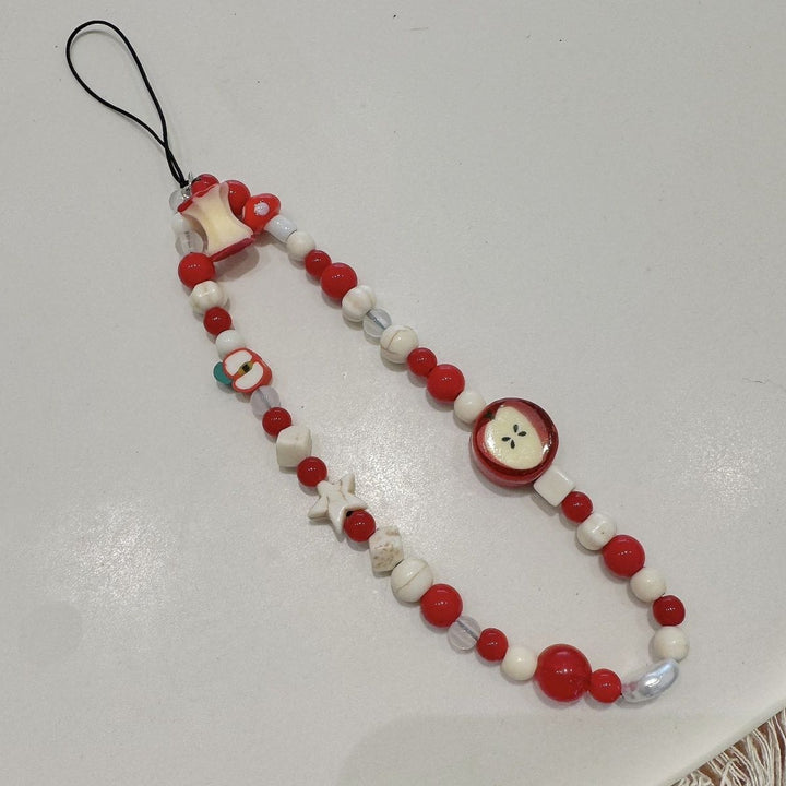 Beaded Charm Mobile Strap Kalsten
