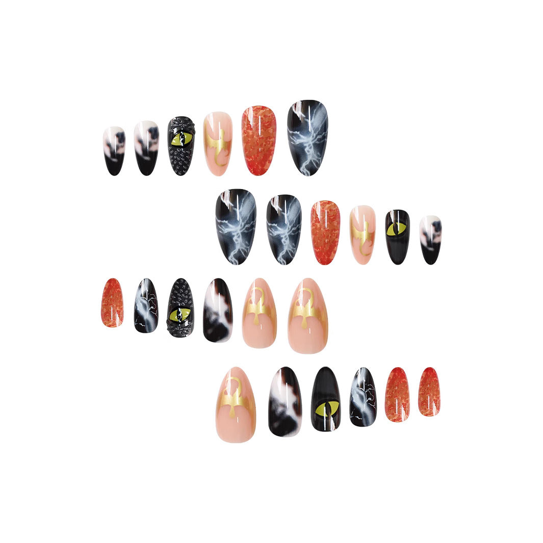 Artistic Themed Press-On Nail Art Kalsten