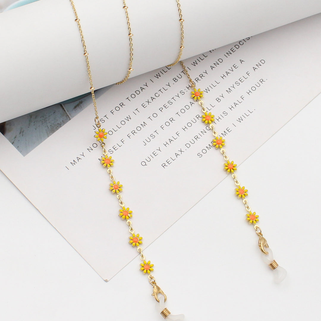 Floral Themed Eyewear Chain Kalsten