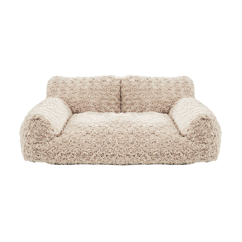 Plush Luxury  Sofa   Dog Bed