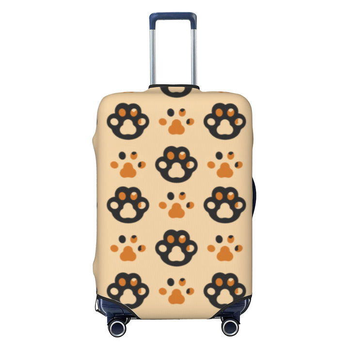 Unisex hard-shell cabin trolley with vintage travel illustration, 360° swivel wheels and telescopic handle Kalsten