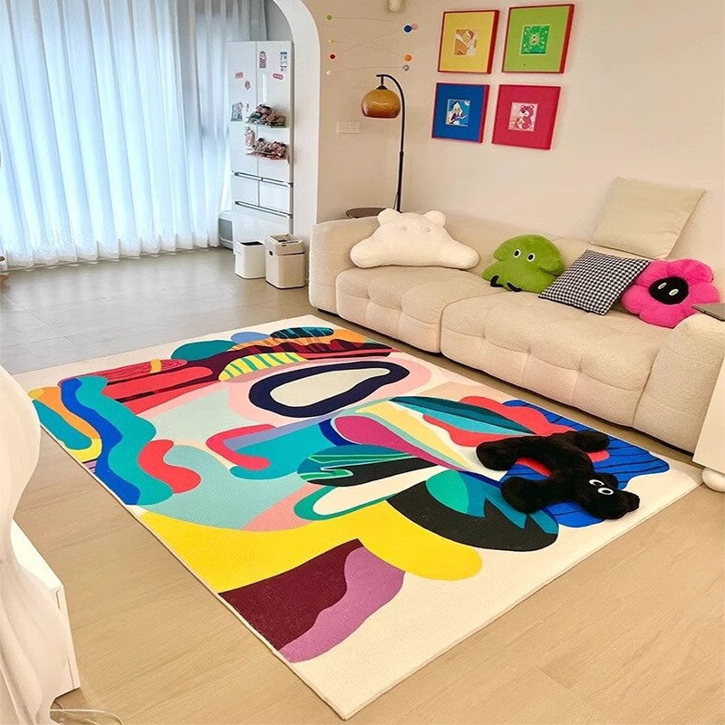 Abstract Geometric Art Area Rug