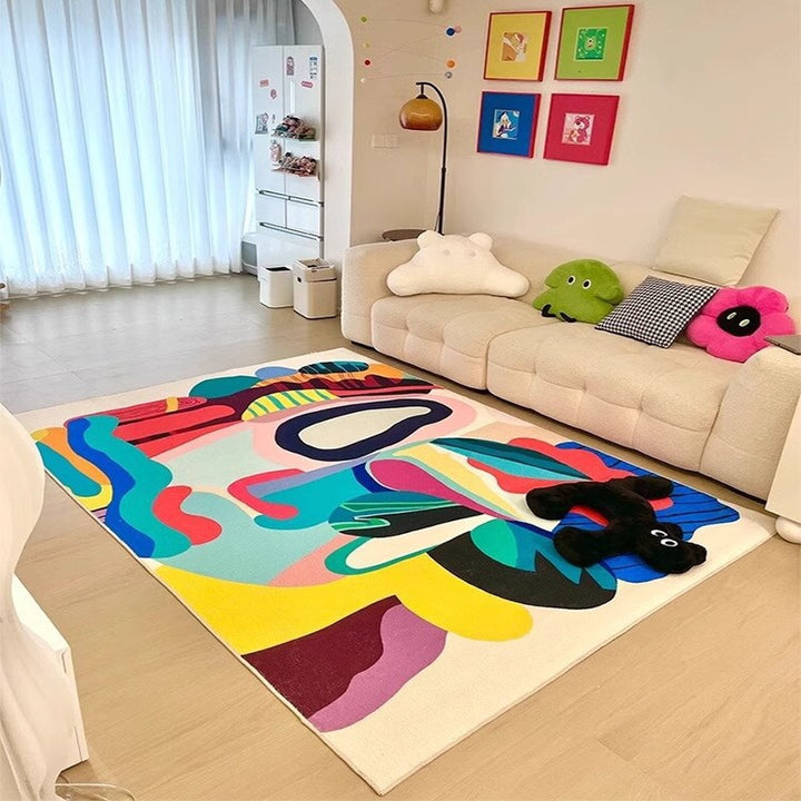 Abstract Geometric Art Area Rug