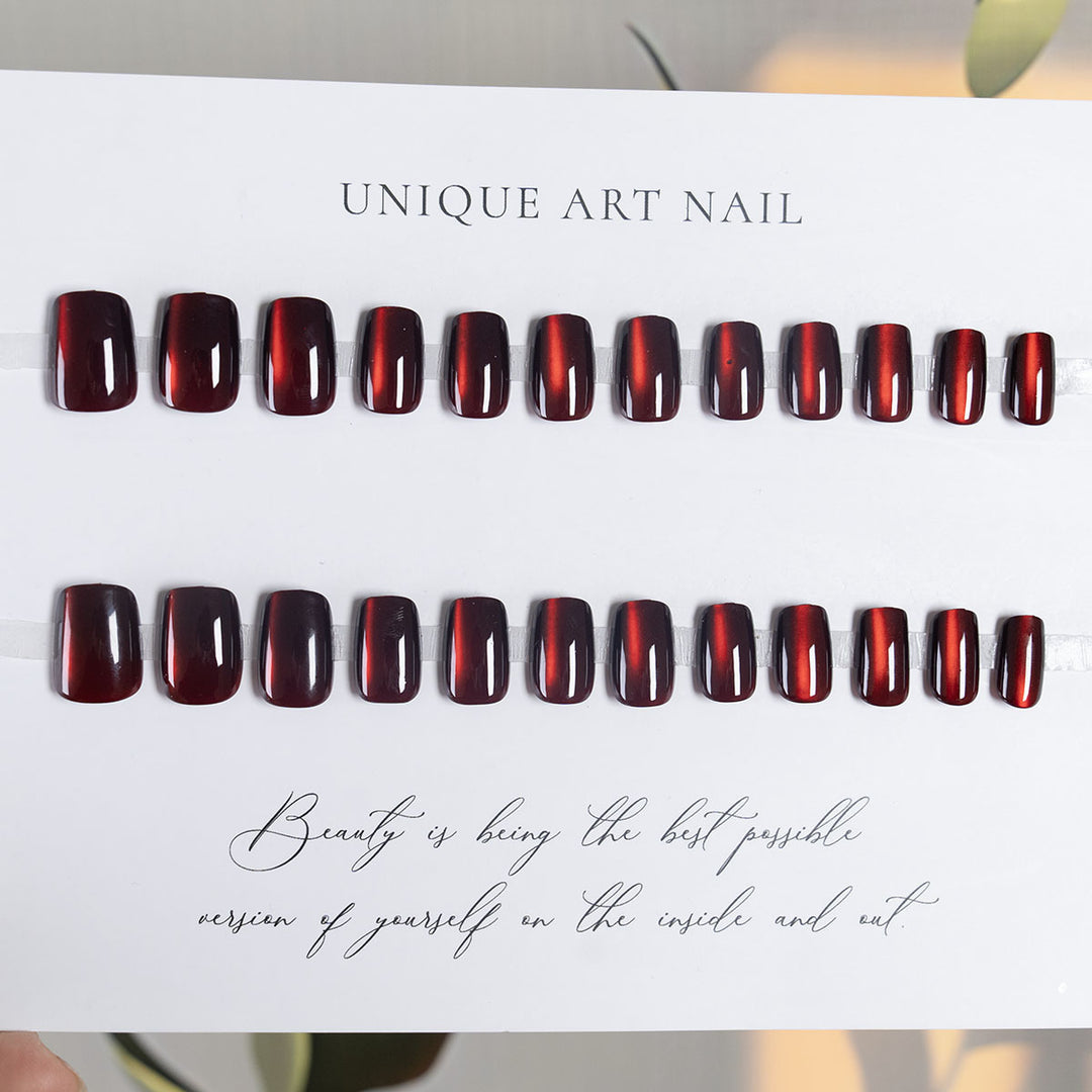 Glossy Gel Nail Art