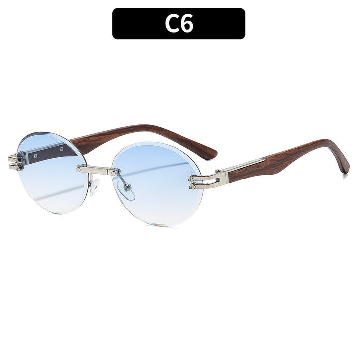 Elegant Look Stylish Round Frame Sunglasses