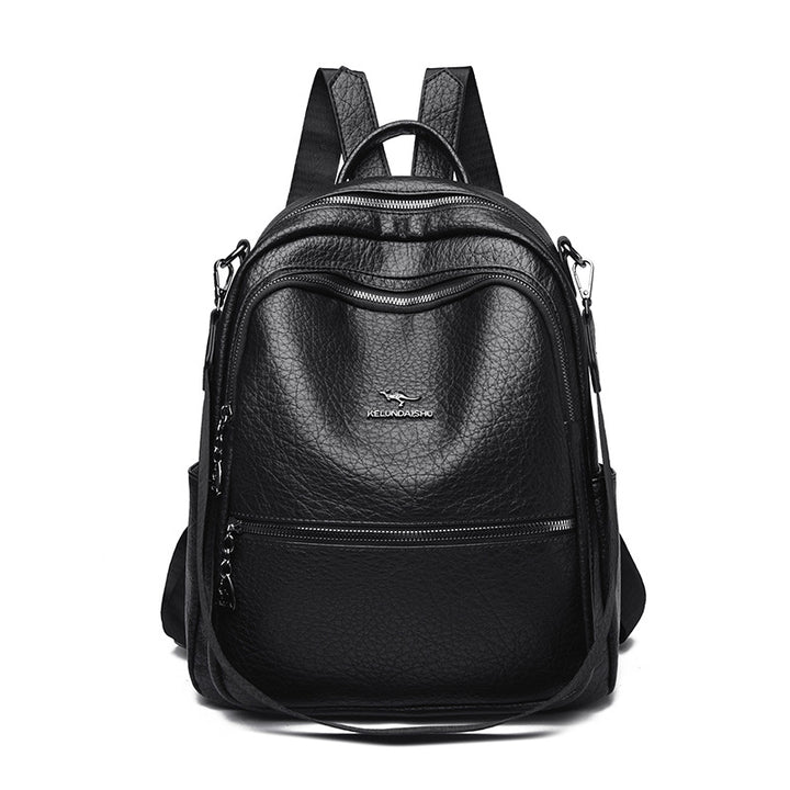 Vintage-Inspired Leather Backpack Kalsten