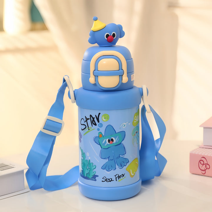 Insulated drinking bottle with practical carrying strap and creative design Kalsten