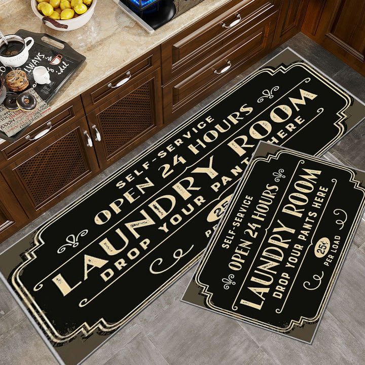 Decorative Laundry Floor Mat