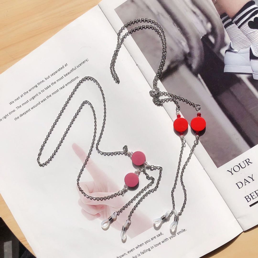 Stylish Dual-Strand Eyewear Holder Chain Kalsten